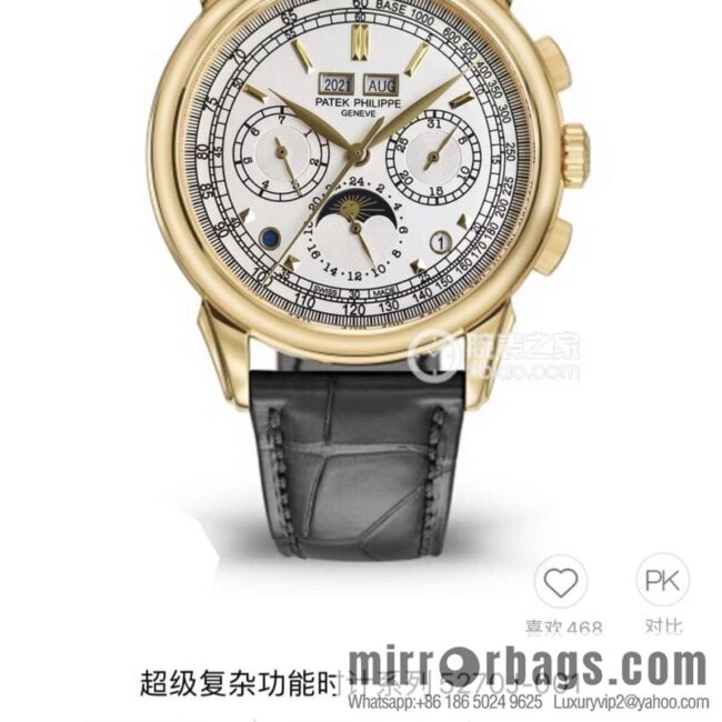 2025 original replica mold opening Patek. Philippe super complex function chronograph series watch