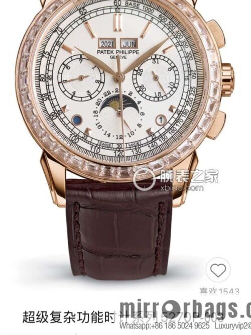 2025 original replica mold opening Patek. Philippe super complex function chronograph series watch