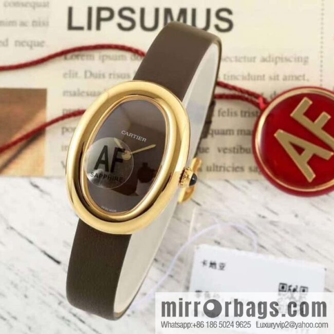 AF-Cartier Baignoire Bath Series Swiss Quartz Movement BAIGNOIRE DE CARTIER Watch
