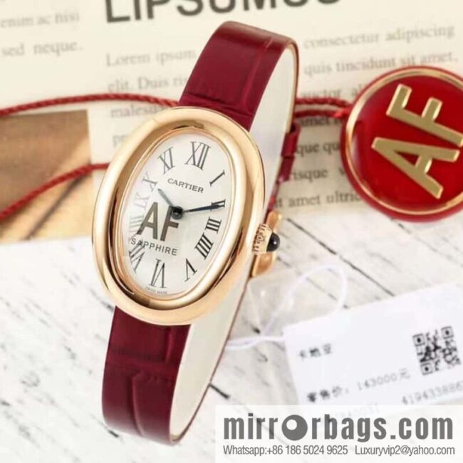 AF-Cartier Baignoire Bath Series Swiss Quartz Movement BAIGNOIRE DE CARTIER Watch