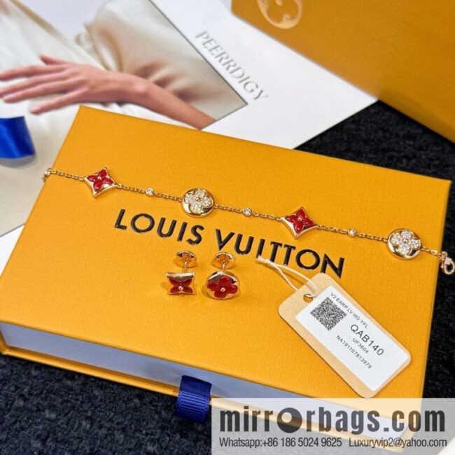wsxc1740416201295_3-800x800gnyzvu2j2hc1653_20250625101913.jpg ☀️☀Louis Vuitton COLOR BLOSSOM BB MULTI-MOTIF Rhombus agate LV bracelet, stud earrings