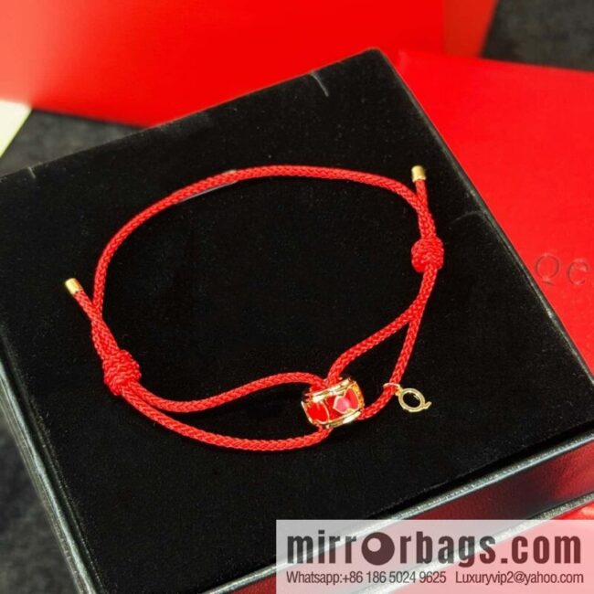 ❗️New ❗️ ☀️ Qeelin Kirin Petite Wulu Circle Gourd Red Rope Hand Rope ☀️