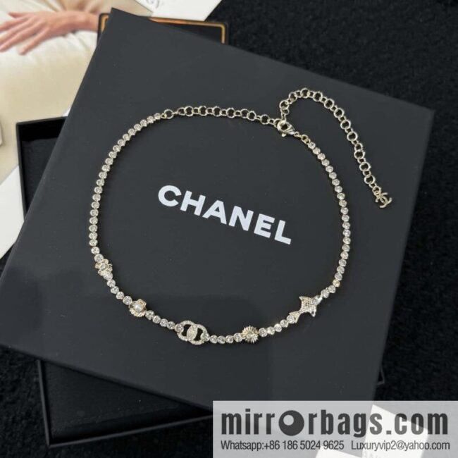 ❗️New ❗️ ☀️ New ☑️ Chanel Double C Shell Clover Fish Necklace ☀️