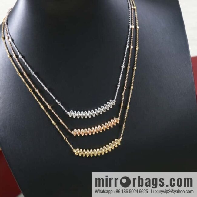 ❗️New ❗️ ☀️ Cartier clash de Cartier without drill bullet necklace
