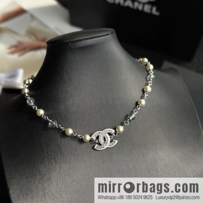 ❗️New ❗️☀️ New ☑️ Chanel Double C Pearl Necklace ☀️