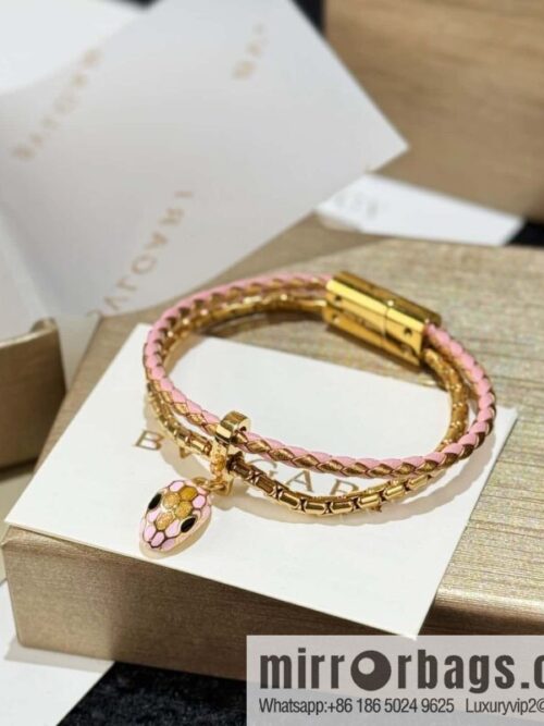 wsxc1741009486807_0-800x800fiizhboihxj969_20250625095805.jpg ❗️New ❗️ 7 color ☀ BVLGARI SERPENTI FOREVER series snakehead double leather rope bracelet bracelet ☀️