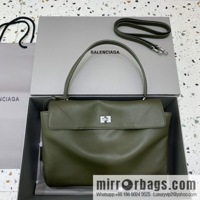 [Medium green 】 𝐁𝐀𝐋𝐄𝐍𝐂𝐈𝐀𝐆𝐀 𝐑𝐎𝐃𝐄𝐎 𝐁𝐀𝐆 series handbag model number: 78972
