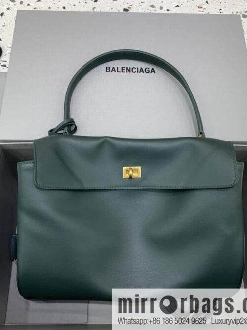 wsxc1741016790291_0-800x800xyqv20kwdsr77795_20250630190450.jpg [Medium malachite green 】 𝐁𝐀𝐋𝐄𝐍𝐂𝐈𝐀𝐆𝐀 𝐑𝐎𝐃𝐄𝐎 𝐁𝐀𝐆 series handbag model number: 78972
