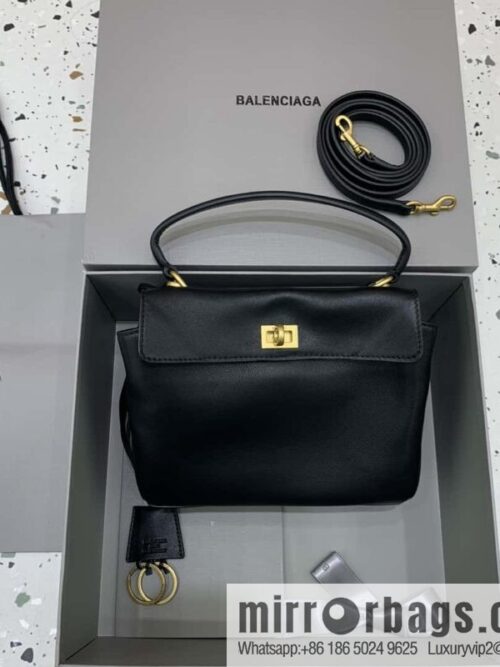 Balenciag rodeo mini [black gold buckle] Model: 78972 handbag