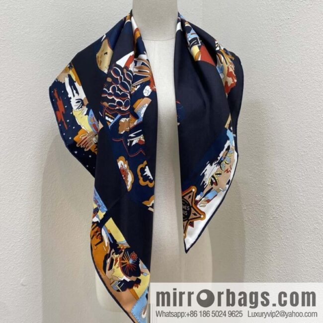 wsxc1741119512786_0-800x800k5g4mprac4a3364_20250625030303.jpg HERMES \"Story on Boots\" Square scarf