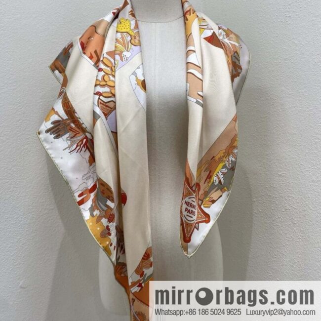 wsxc1741119763236_0-800x800ezntxcx2z2b3349_20250625030252.jpg HERMES \"Story on Boots\" Square scarf