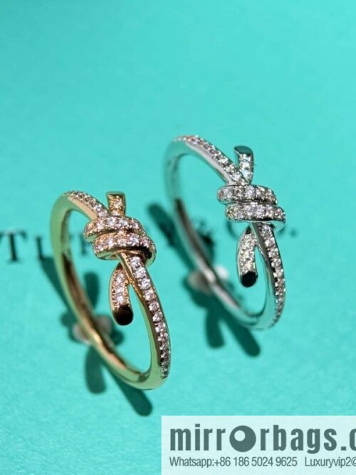 wsxc1741946517655_5-800x800goidrrddrlw609_20250625094641.jpg ❗️New ❗️ TIFFANY & Co. Tiffany Knot Bow Half Full Diamond Ring