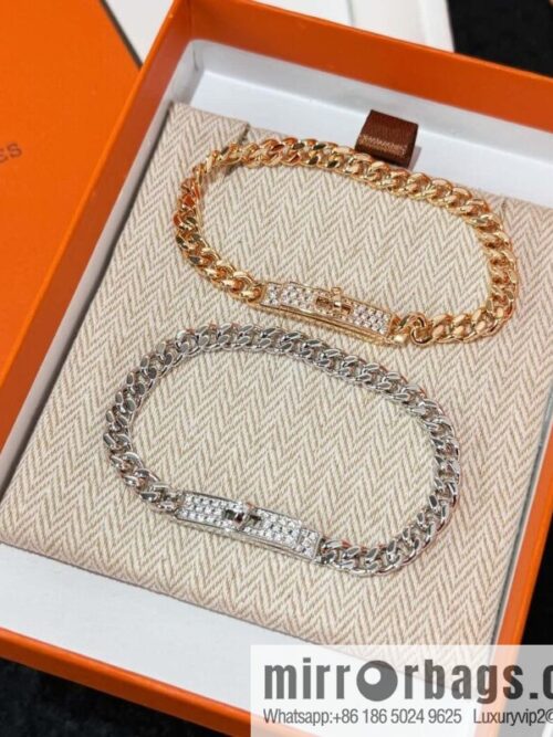 wsxc1741946553700_0-800x800kuws5gfwq40467_20250625094010.jpg ❗️New ❗️ New ☑️ HERMES Kelly gourmette Cuban chain bracelet