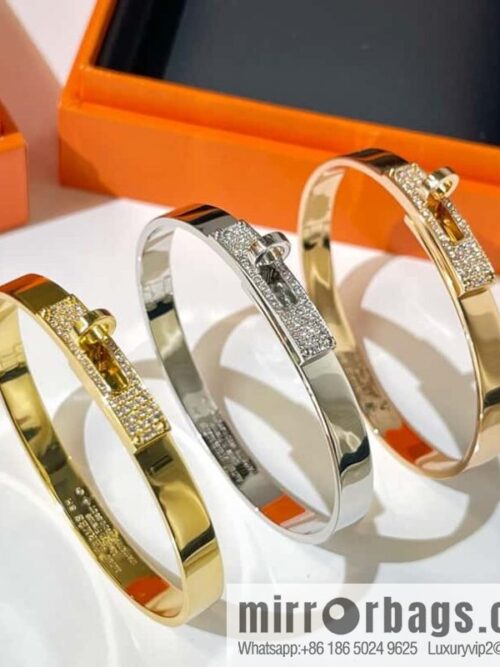 wsxc1741946560713_2-800x800owj5fg1pnlm456_20250625093946.jpg ❗️New ❗️ (Half Diamond) ☀️ Hermès HERMES Kelly Half Diamond Bracelet Bracelet ☀️