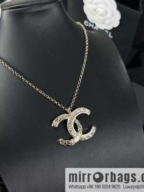 wsxc1741946832673_2-800x800xhybtx0uyom341_20250625093637.jpg ❗️New ❗️ ☀️ New ☑️ Chanel Double C Full Diamond Necklace ☀️