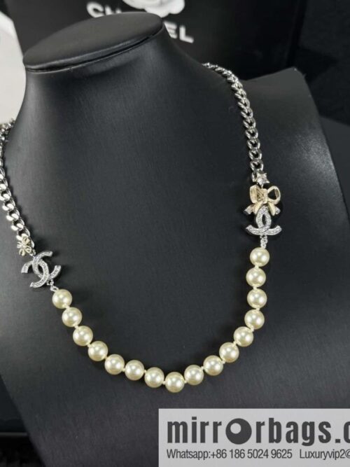 wsxc1741946837639_0-800x800hecnfhv1rxo319_20250625093557.jpg ❗️New ❗️ ☀️ New ☑️ Chanel Double C Pearl Necklace ☀️