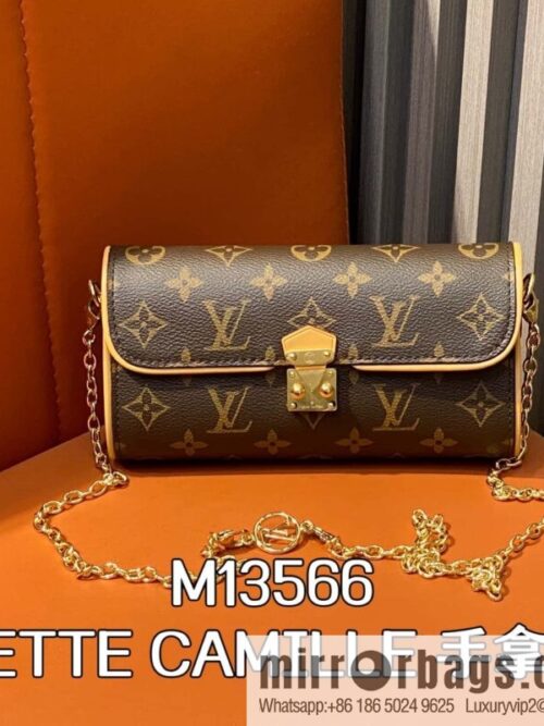 [Boutique‑grade] M13566 presbyopia, chain bag POCHETTE CAMILLE clutch bag handbag