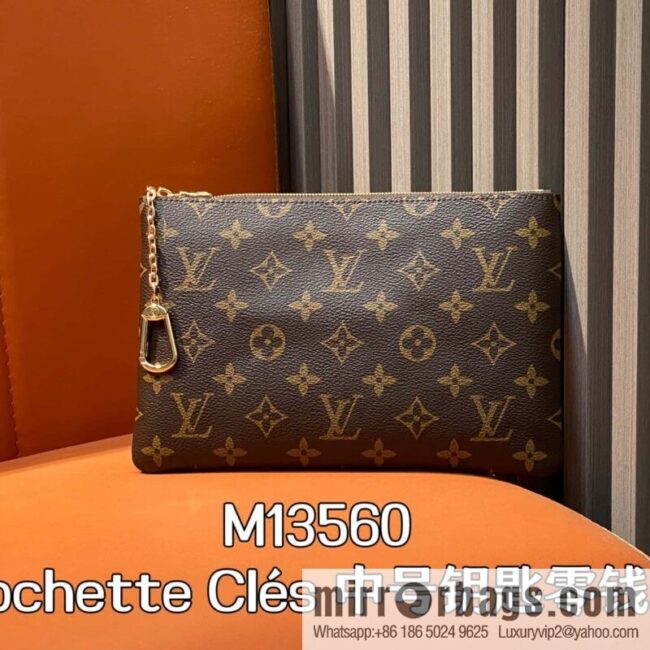 [Boutique‑grade] M13560 presbyopia, key bag wallet Pochette Clés medium key change bag
