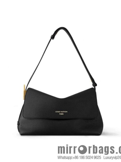 [Boutique‑grade] M13148 black M13151 brown, full leather shoulder bag Low Key Messenger handbag