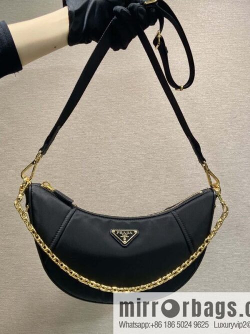 wsxc1743432329795_0-800x8004zkfgpqmysl58911_20250630013901.jpg PRADA 🎉 new crescent bag 🎉 1BH222 multifunctional 🎉🎉 black