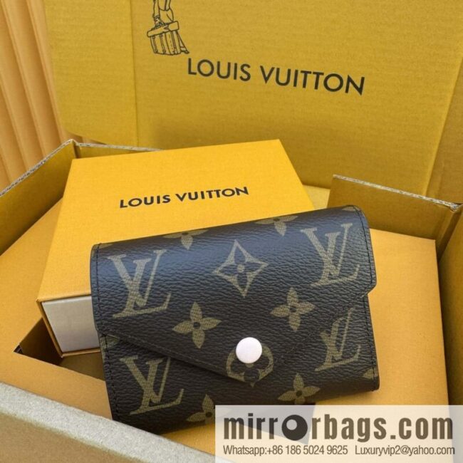 LV Victorine Wallet M62360 Powder Bean [Official Full Chip Version]
