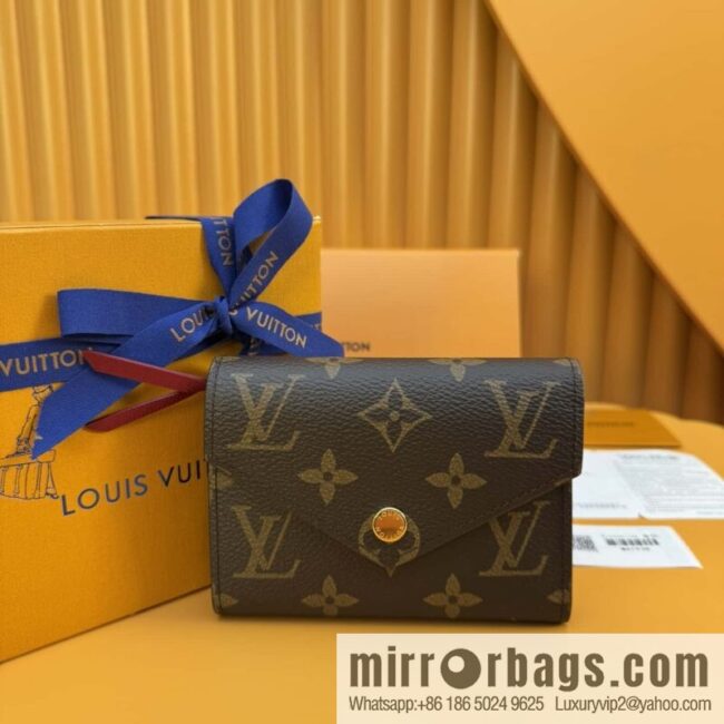 LV Victorine Wallet M41938 Gold Buckle
