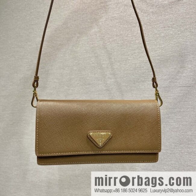 PRADA 🎉 new mini handbag 🎉 1NF059 mobile phone bag 🎉🎉 caramel color