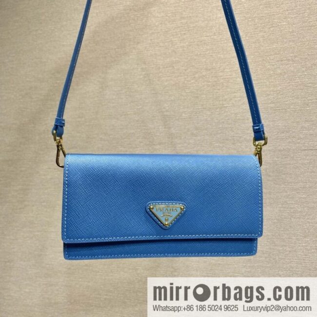 PRADA 🎉 new mini handbag 🎉 1NF059 mobile phone bag 🎉🎉 blue