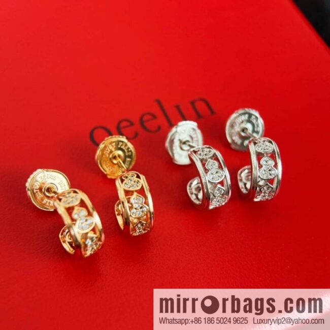 ❗️New ❗️ ☀️ Qeelin Petite Wulu full diamond gourd stud earrings ☀️