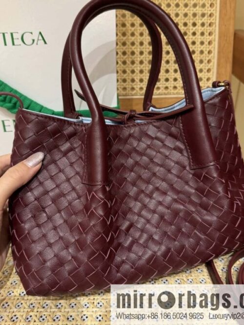 wsxc1745318535041_0-800x800gynis5er2fy37269_20250626044444.jpg BV small Pinacoteca tote bag, Barolo burgundy 819004