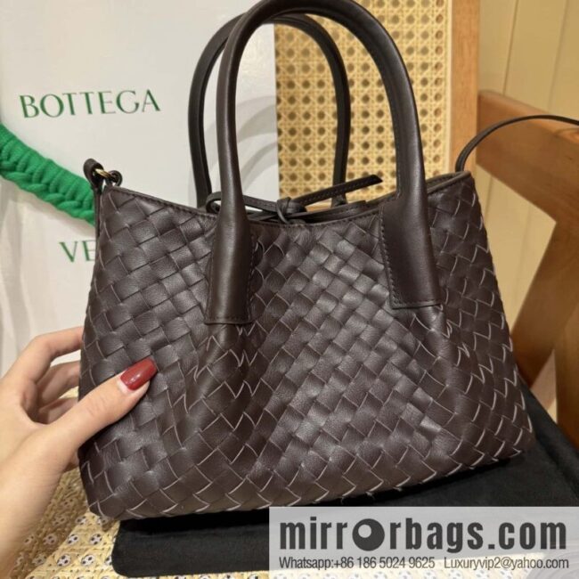 wsxc1745319366721_0-800x800ufcu2zi1nzh37185_20250626044242.jpg BV small Pinacoteca tote bag, chocolate brown 819004
