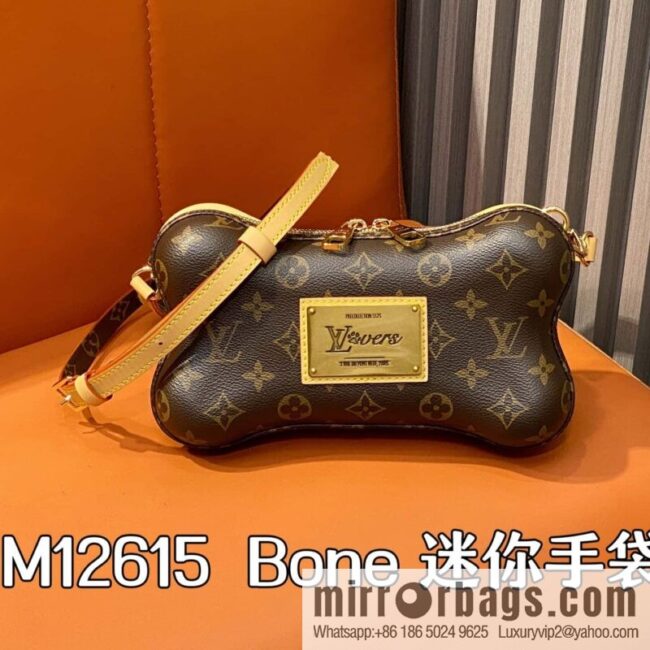 [Boutique‑grade] M12615 presbyopia, bone bag BONE mini handbag Bone mini handbag