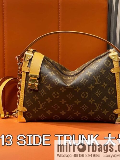 [Boutique‑grade] M14513 presbyopia, soft box chain bag SIDE TRUNK large handbag