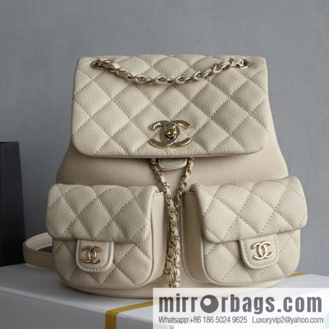 wsxc1745927938079_0_jpg-scaled-800x800ky1ptdjwzzy36277_20250626041808.jpg CHANEL Double Pocket Frog ๐ธ Retro Backpack, Light Apricot, Medium AS3860