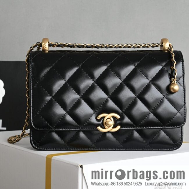 wsxc1745938180717_0_jpg-scaled-800x800psoat4w052q36264_20250626041747.jpg CHANEL new version small gold ball double bead chain AS2284 black