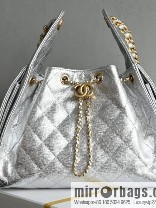 wsxc1745943726129_0_jpg-scaled-800x800zhbdx40gvhe36224_20250626041637.jpg CHANEL Hippie Shopping Bag Small AS5293 Silver