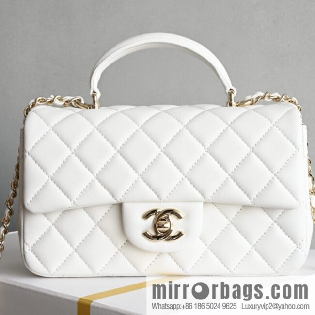 wsxc1746457273817_0_jpg-scaled-800x800f3v0zbnbbgl25416_20250625235338.jpg CHANEL 25P Mouth Cover Bag Hand Wrist AS2431 White
