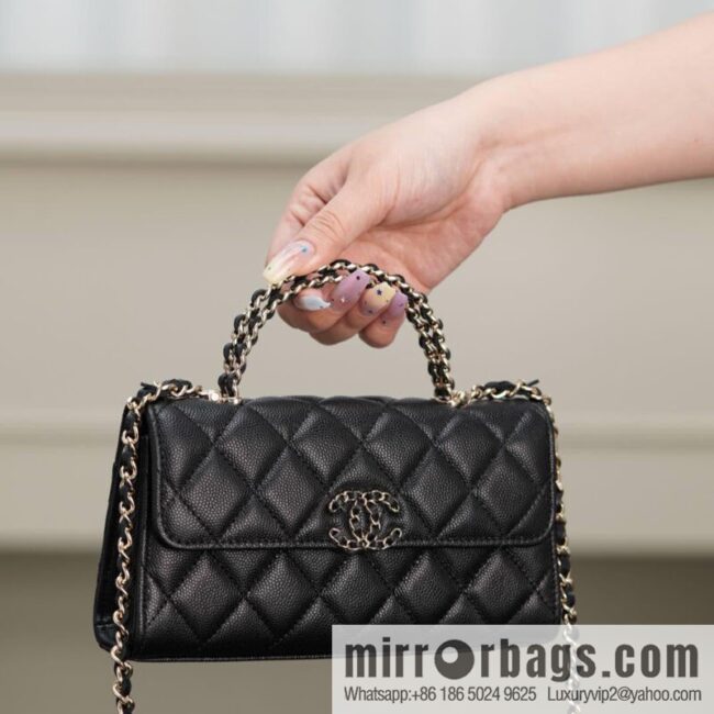 wsxc1746976050828_4_jpg-800x8004nz0zidph2324774_20250625233330.jpg CHANEL 25s Cross Handle Black Gold 🐂 Horizontal AP3238
