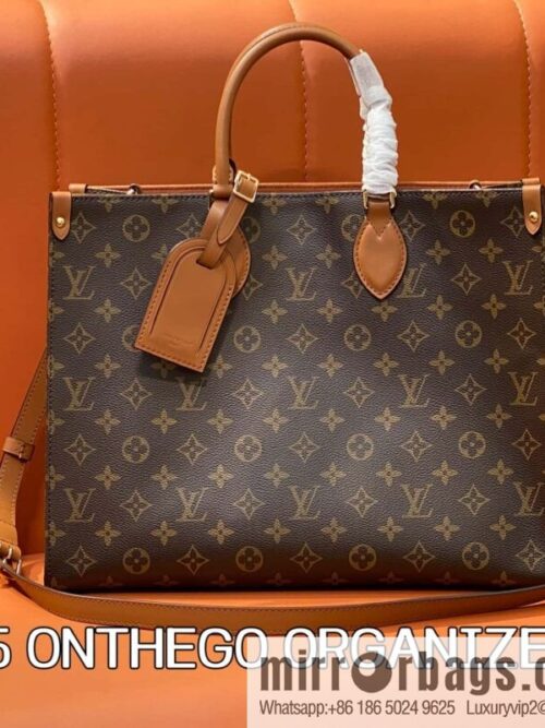 [Boutique‑grade] M14235 presbyopia, square bag, mommy bag ONTHEGO ORGANIZER handbag