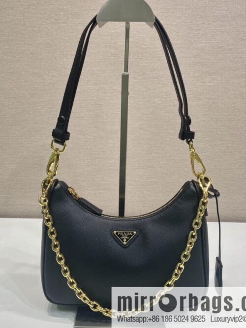 wsxc1747313938514_0_jpg-800x800odetshgfio014366_20250625182238.jpg PRADA upgraded Hobo1BC204 cross pattern, black