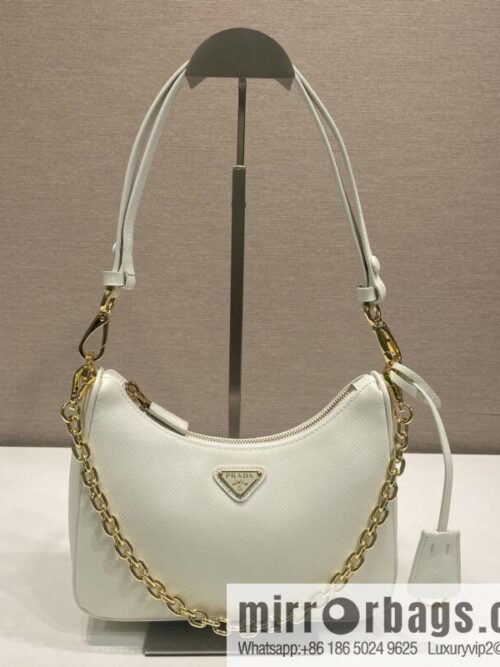 wsxc1747314124097_0_jpg-800x800voxqrc1vdum14354_20250625182214.jpg PRADA upgraded Hobo1BC204 cross pattern, white