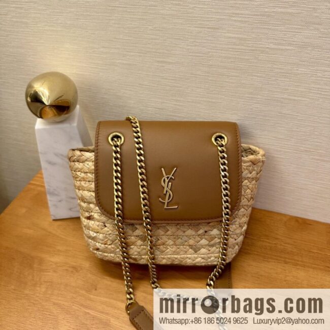 YSL 𝗠𝗜𝗡𝗜 𝗠𝗔𝗡𝗢𝗡 raffia 774269