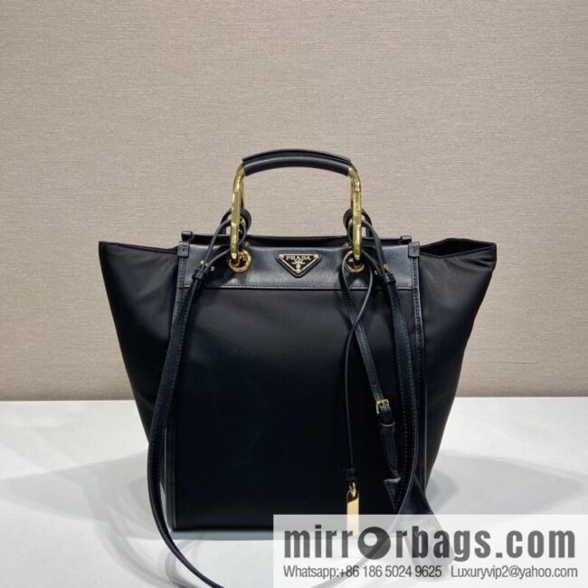 PRADA new tote bag 1BG578 black