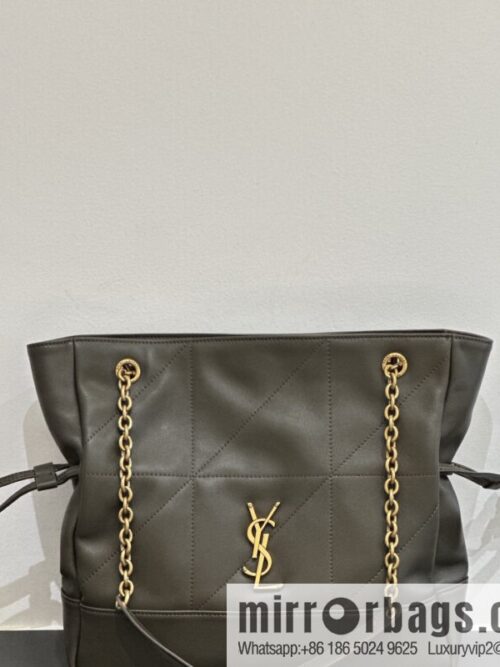 YSL 𝗝𝗮𝗺𝗶𝗲 𝟰.𝟯 small 𝗣𝗢𝗖𝗛𝗢𝗡_ lucky bag bucket bag 833948 dark green