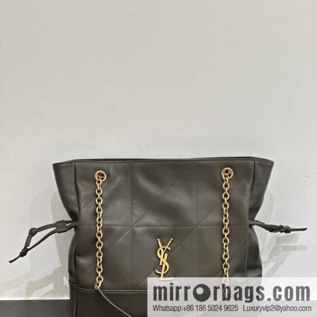 YSL 𝗝𝗮𝗺𝗶𝗲 𝟰.𝟯 small 𝗣𝗢𝗖𝗛𝗢𝗡_ lucky bag bucket bag 833948 dark green