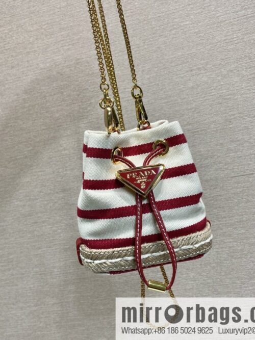 wsxc1748871281311_0_jpg-800x8003u43rdrz23z6899_20250625033726.jpg PRADA 🎉 Mini Bucket 🎉 1NR016 Stripe 🎉🎉 Red Stripe