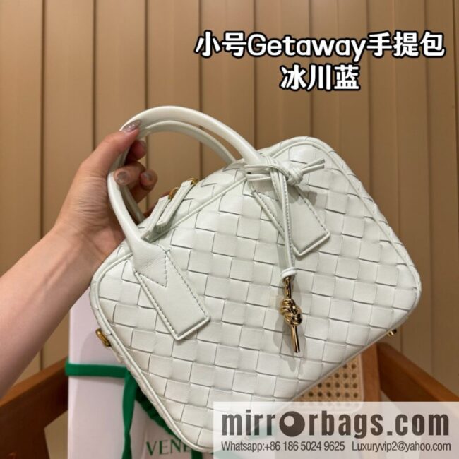 BV S Getaway Handbag 776736 Glacier Blue