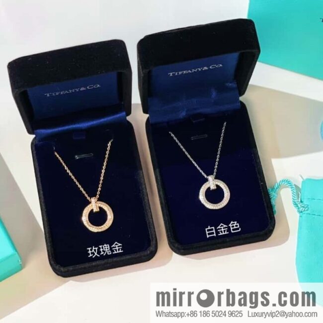 ❗️New ❗️ ☀ Tiffany & co Tiffany T1 Full Diamond Circle Necklace ☀