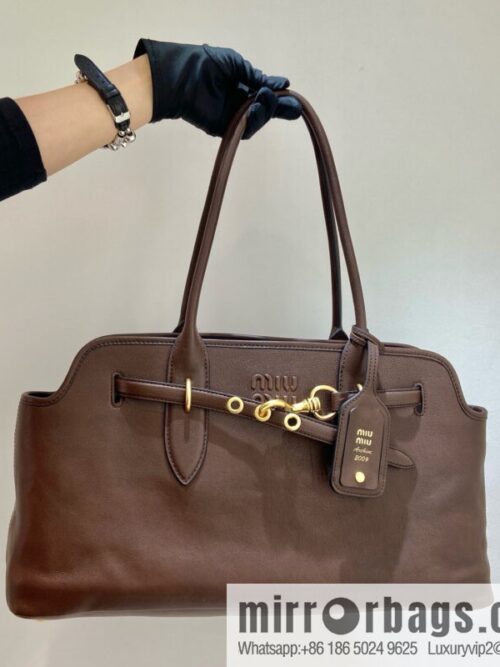 wsxc1749747355504_0_jpg-800x80041zab0lxf2l5326_20250625032151.jpg MIUMIU Aventure handbag 💕 new 💕 5BG310 💕💕 coffee color