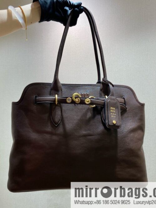 wsxc1749747811698_0_jpg-800x8002ej3qvmpqce5278_20250625032119.jpg MIUMIU Aventure handbag 💕 new 💕 5BG291 💕💕 coffee color